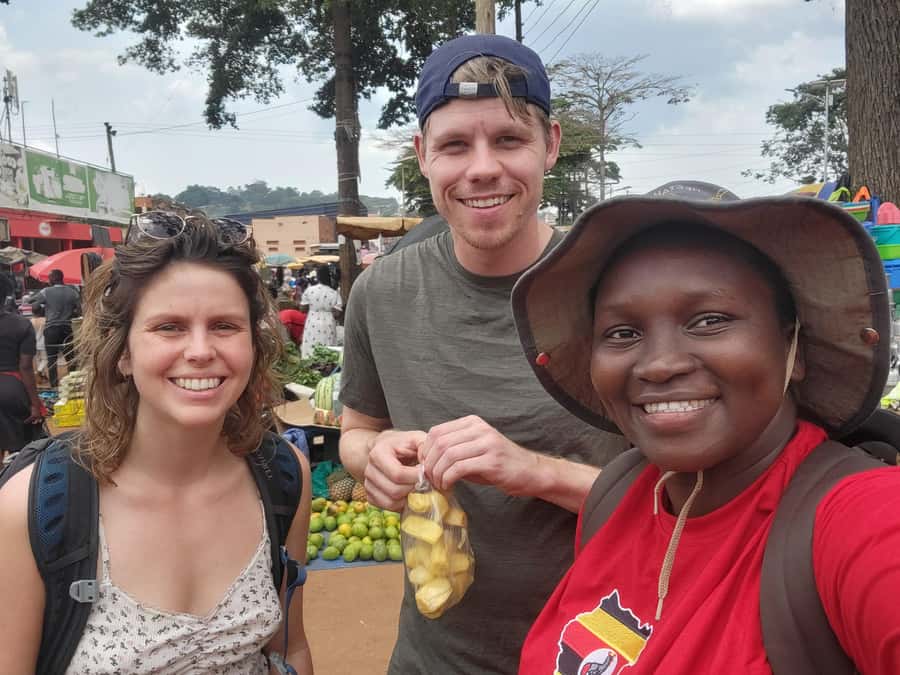 Entebbe: Female-Led Guided Walking Tour - Entebbe market: fruit, street food, and ordinary business