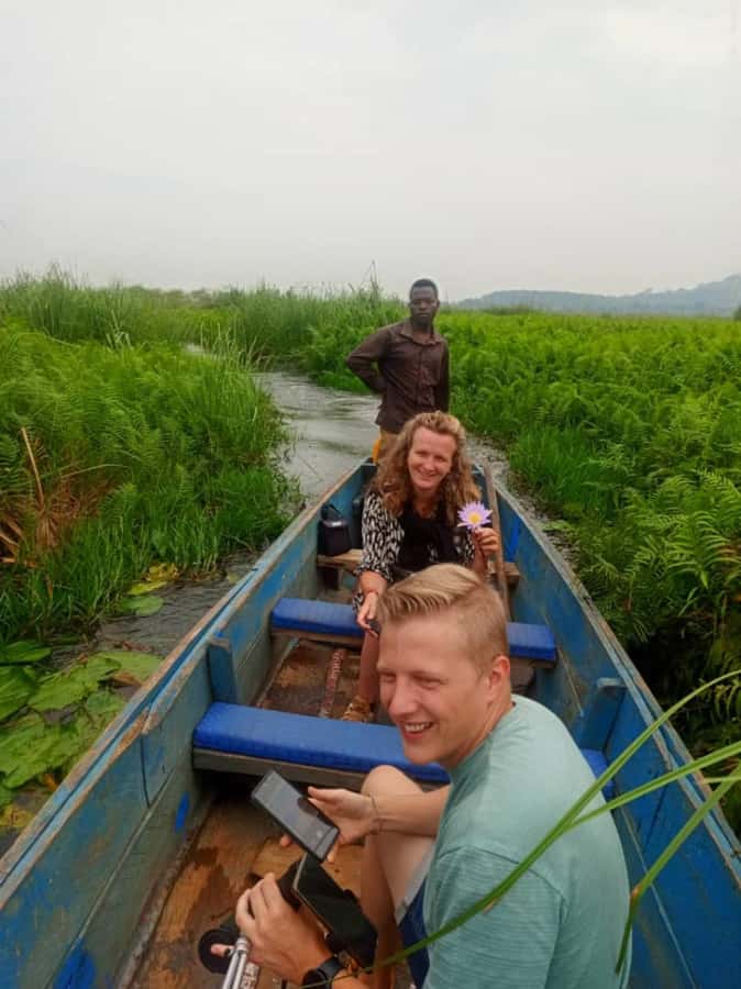 Entebbe: Mabamba Swamp Shoebill Tracking Boat Tour - Entering Mabamba Swamp by canoe