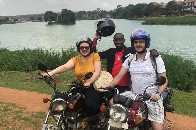 Kampala boda boda tours [motorbike tours]. - Climbing Gaddafi National Mosque