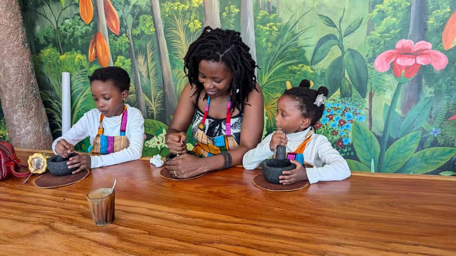 Kampala: Hands-On Chocolate Making Experience - The first taste: fresh cocoa straight from the pod