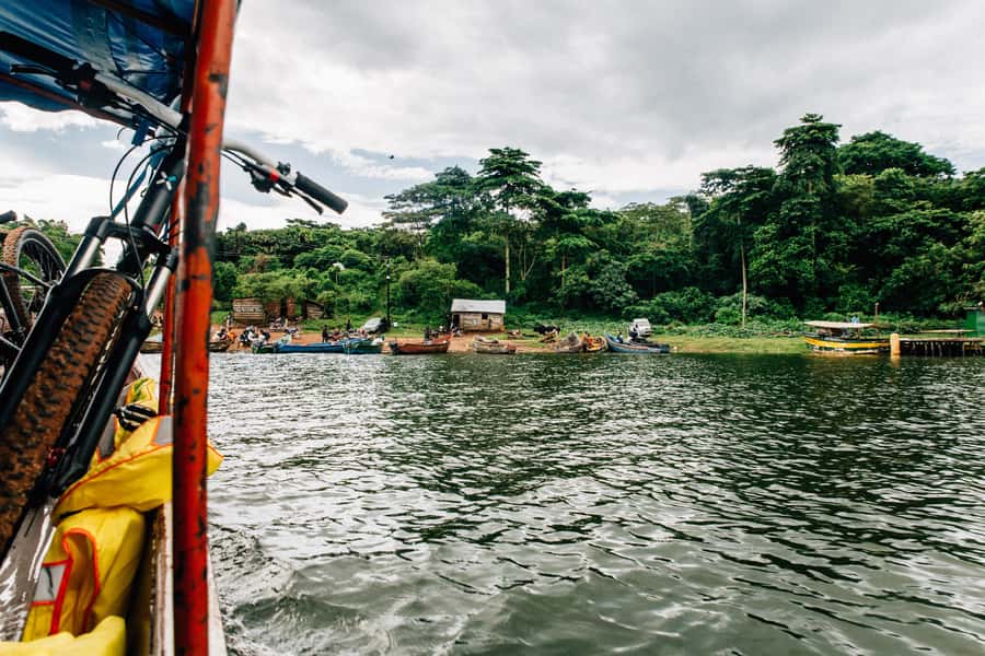 Kampala: Lake Victoria Island Cycling Tour - Finishing beside Lake Victoria’s white beaches